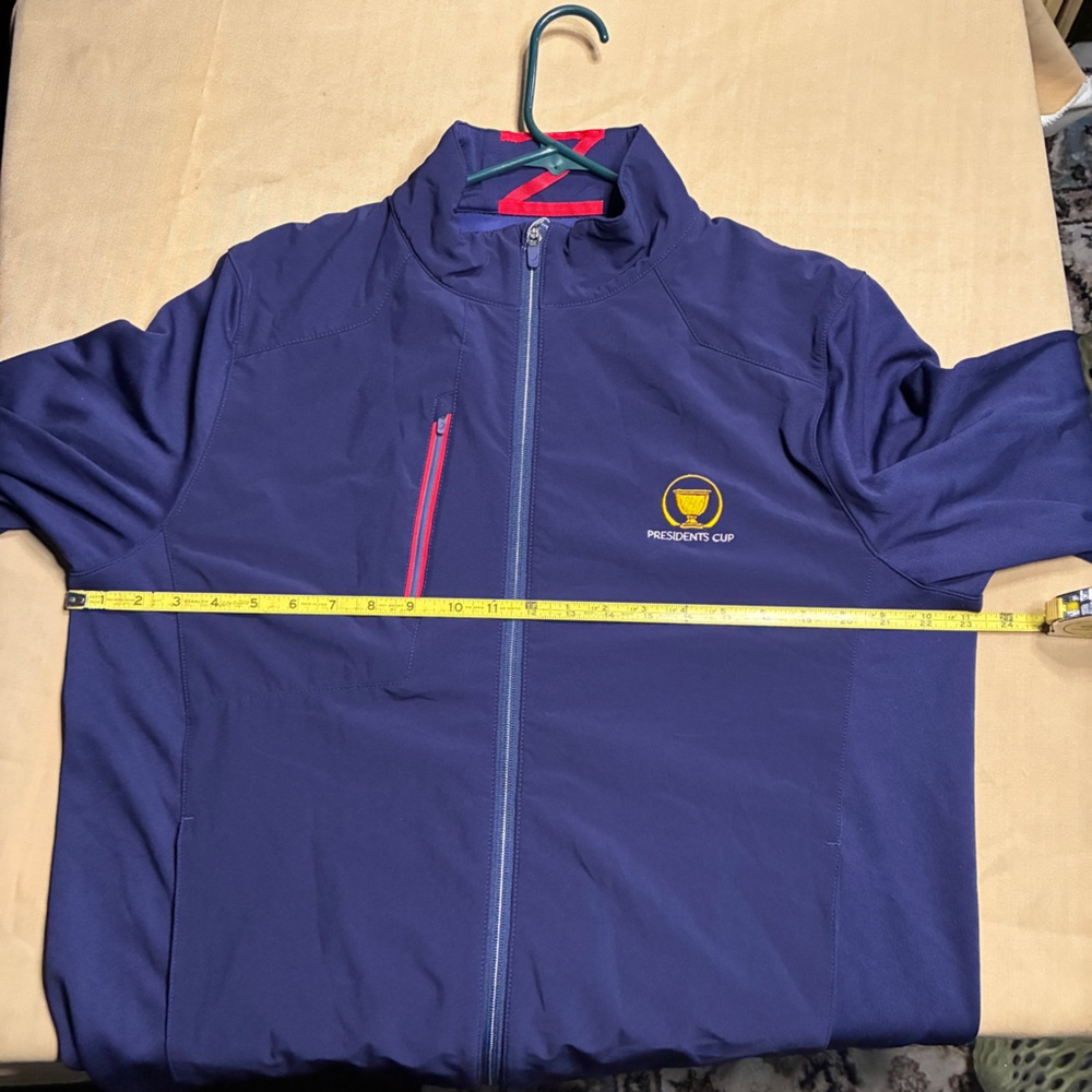 Zero Restriction Presidents Cup Jacket US Team Large Navy Blue Full Zip - Picture 6 of 14